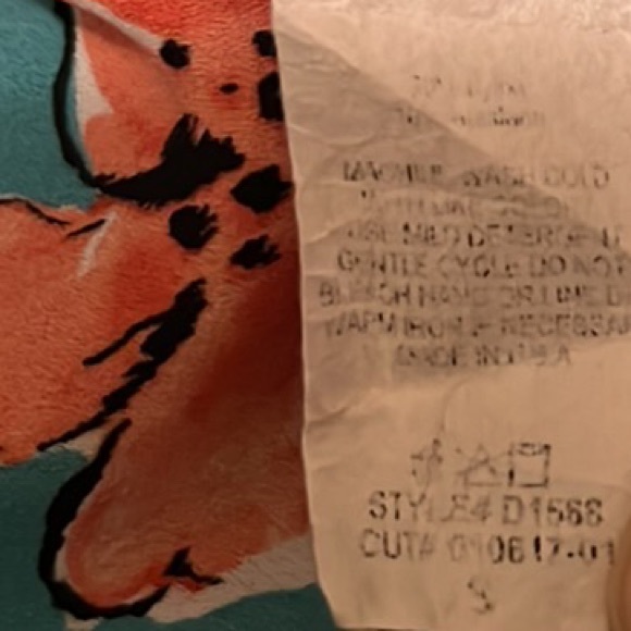 Peach Love, Long Bell Sleeves, Tie Up Neckline, Floral Print Top, Multi, S - Picture 5 of 5